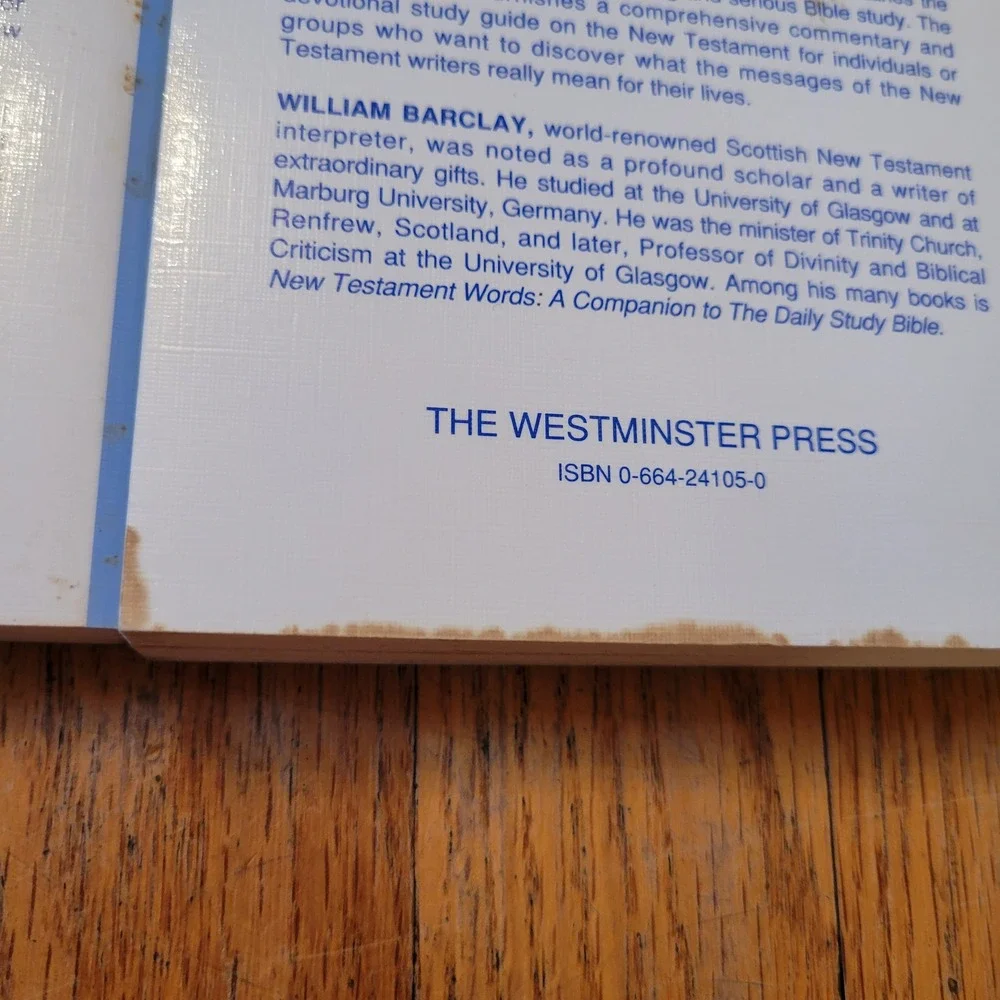 Westminster Press Gospel of John Blue Barclay Revised Edition Set DSB Commentary